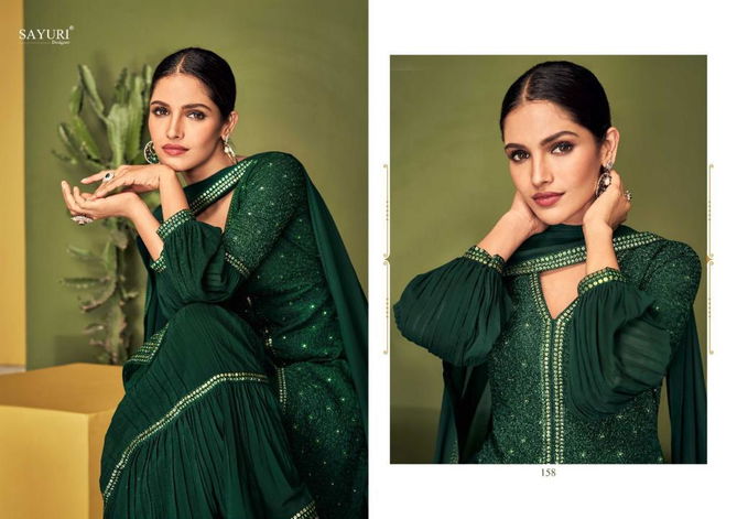 Sayuri Colours Georgette Wholesale Sharara Stitched Salwar Kameez Catalog
